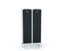 Cloakroom locker reduced height ALSIN with feet 1620 x 800 x 500